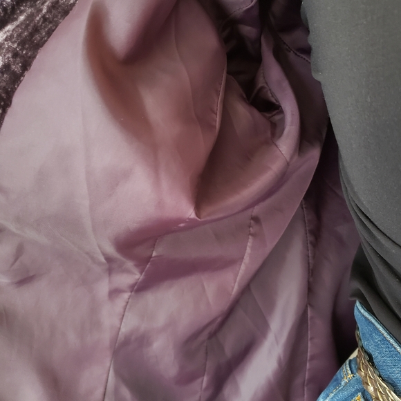 Vintage velvet blazer - Picture 4 of 11